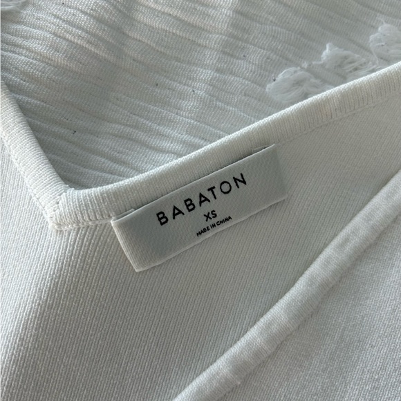 Babaton white crop top - Picture 4 of 7